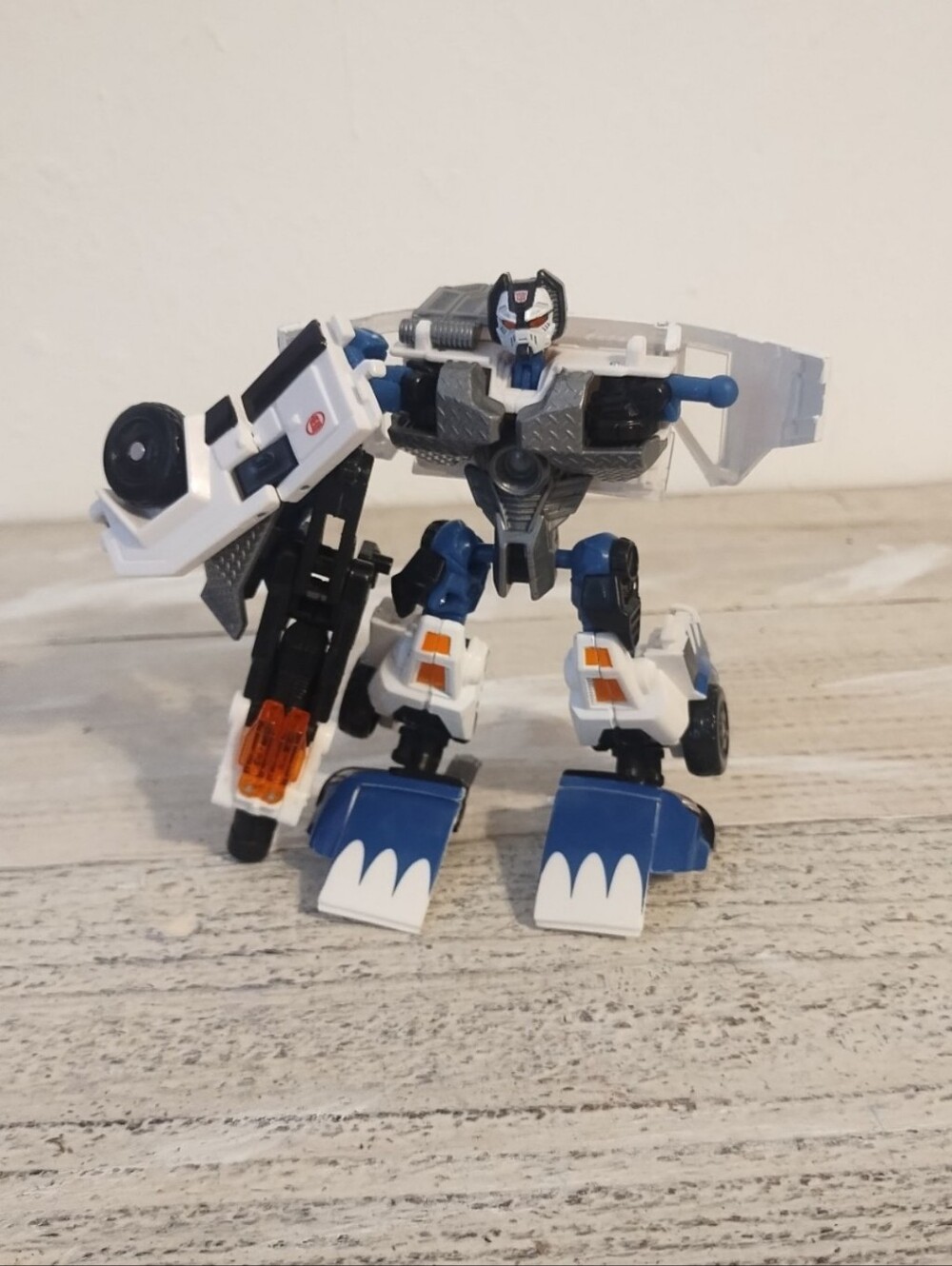 Hasbro Transformers 2007 Movie Longarm Deluxe Class Action Figure incomplete